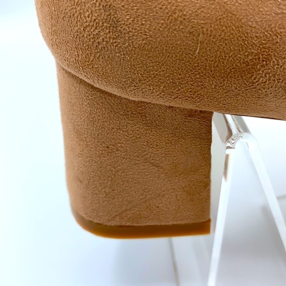 Zara Basic Block Heel w/Bow NWT - image 9